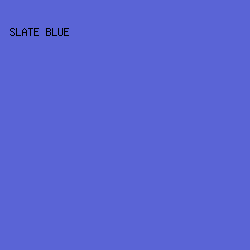 5a64d6 - Slate Blue color image preview