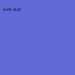 6269d8 - Slate Blue color image preview
