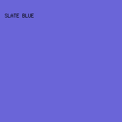 6A65D8 - Slate Blue color image preview
