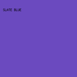 6B4ABF - Slate Blue color image preview
