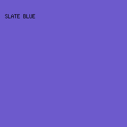 6D5ACC - Slate Blue color image preview