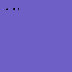6d5fc6 - Slate Blue color image preview