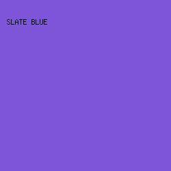 7E54D9 - Slate Blue color image preview