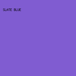 805CD1 - Slate Blue color image preview