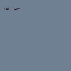 6e8091 - Slate Gray color image preview