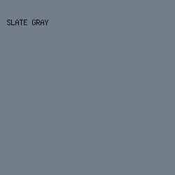 727f8b - Slate Gray color image preview