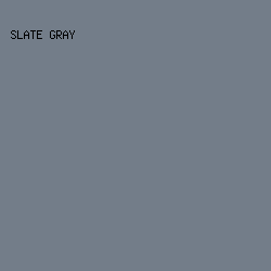 737d89 - Slate Gray color image preview