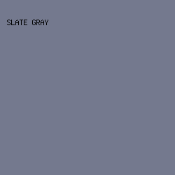 74798E - Slate Gray color image preview