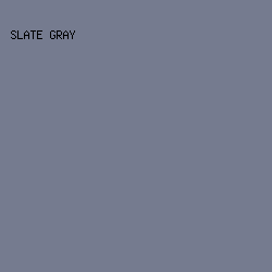 757B8F - Slate Gray color image preview