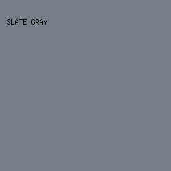 767e88 - Slate Gray color image preview