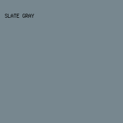 77878f - Slate Gray color image preview