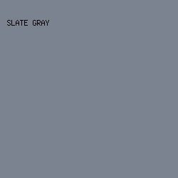 7A838F - Slate Gray color image preview