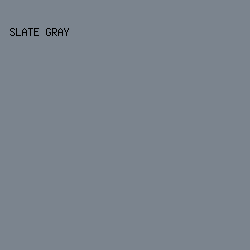 7b848e - Slate Gray color image preview