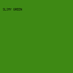 3E8914 - Slimy Green color image preview