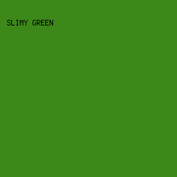 3c891a - Slimy Green color image preview