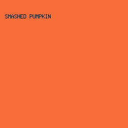 F96D39 - Smashed Pumpkin color image preview