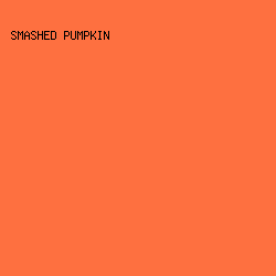 FE7040 - Smashed Pumpkin color image preview