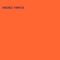 ff6633 - Smashed Pumpkin color image preview