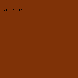 7f3207 - Smokey Topaz color image preview