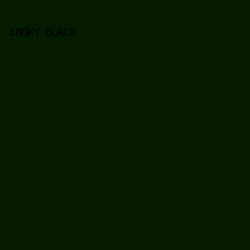 051B00 - Smoky Black color image preview