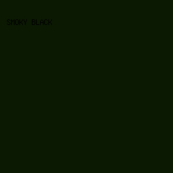 0b1802 - Smoky Black color image preview