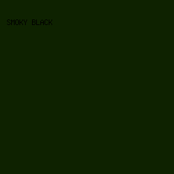 0e2200 - Smoky Black color image preview