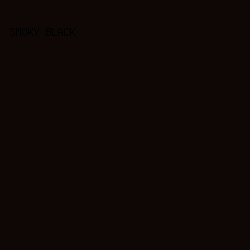 0f0606 - Smoky Black color image preview