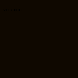 0f0800 - Smoky Black color image preview