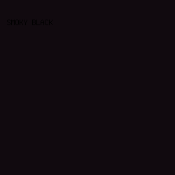110a0f - Smoky Black color image preview