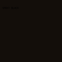 130e0a - Smoky Black color image preview