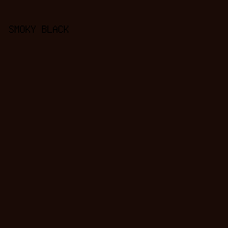 1A0B06 - Smoky Black color image preview