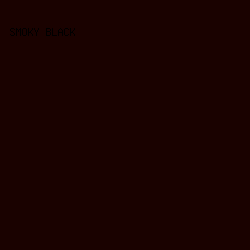 1a0200 - Smoky Black color image preview