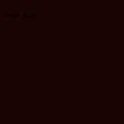 1a0602 - Smoky Black color image preview