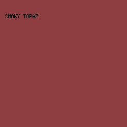 8e3d41 - Smoky Topaz color image preview