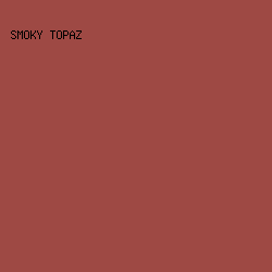 9e4944 - Smoky Topaz color image preview