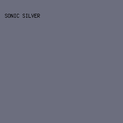 6c6e7e - Sonic Silver color image preview