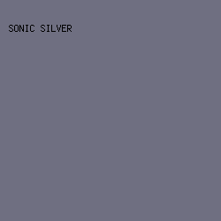6f6f81 - Sonic Silver color image preview