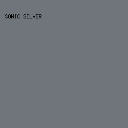 6f757a - Sonic Silver color image preview