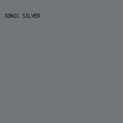 72757a - Sonic Silver color image preview