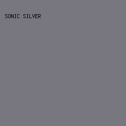 78777f - Sonic Silver color image preview