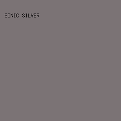7b7375 - Sonic Silver color image preview