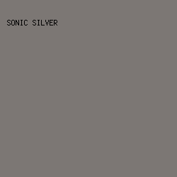 7c7774 - Sonic Silver color image preview