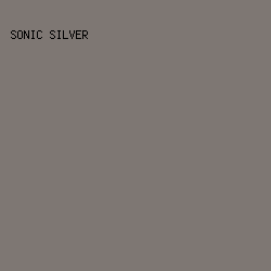7e7773 - Sonic Silver color image preview