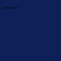 0F2058 - Space Cadet color image preview