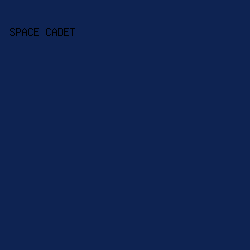 0e2352 - Space Cadet color image preview