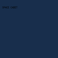182E4C - Space Cadet color image preview