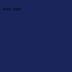 1A255C - Space Cadet color image preview