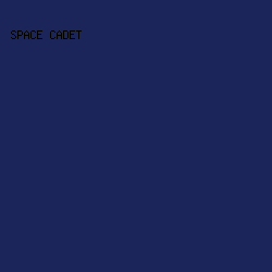 1B255A - Space Cadet color image preview