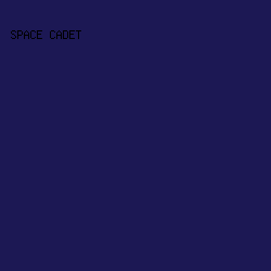 1C1854 - Space Cadet color image preview