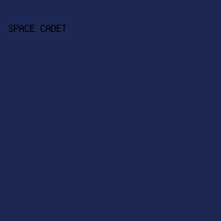 1C2853 - Space Cadet color image preview